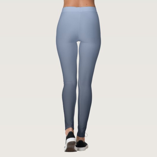 Leggings grijze gradiënt vervagen (Achterkant)
