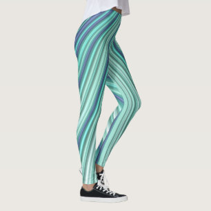 Leggings ~ groen blauw aqua ~ Origineel