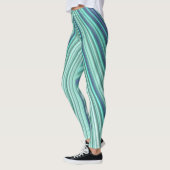 Leggings ~ groen blauw aqua ~ Origineel (Links)