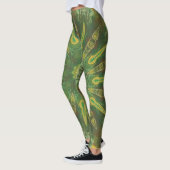 Leggings groen geel bruin Kaleidoscoop (Links)