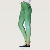 Leggings Groen Inktontwerp (Links)
