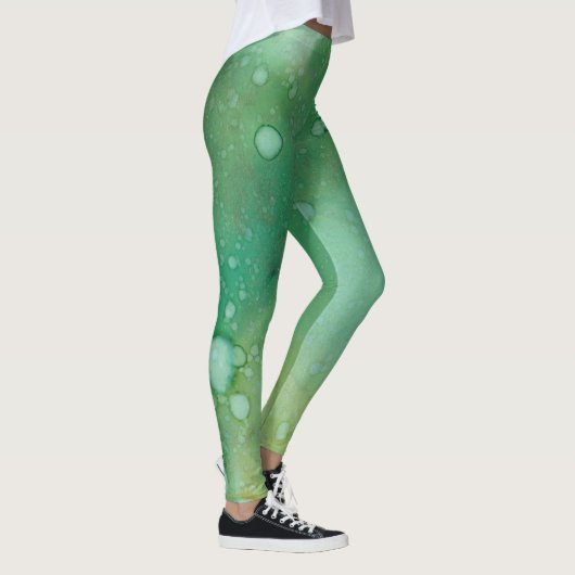 Leggings Groen Inktontwerp (Rechts)