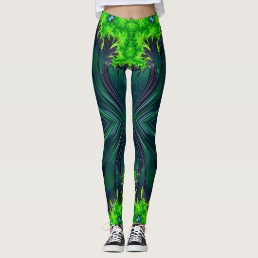 Leggings ~ groen ~ Origineel (Voorkant)
