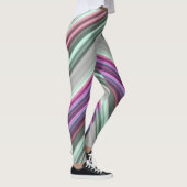 Leggings ~ groen roze paars ~ Origineel (Rechts)