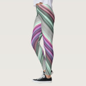 Leggings ~ groen roze paars ~ Origineel (Links)