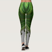 Leggings ~ groen wit ~ Origineel (Achterkant)