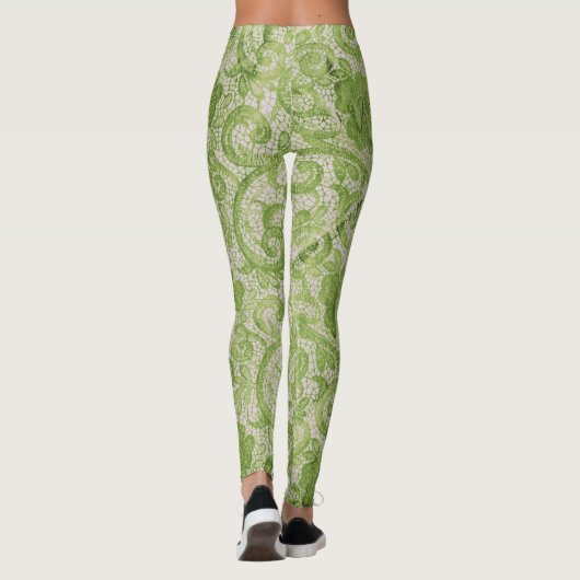 leggings groene kant (Achterkant)