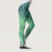 Leggings groene verloopdragon schalen (Rechts)