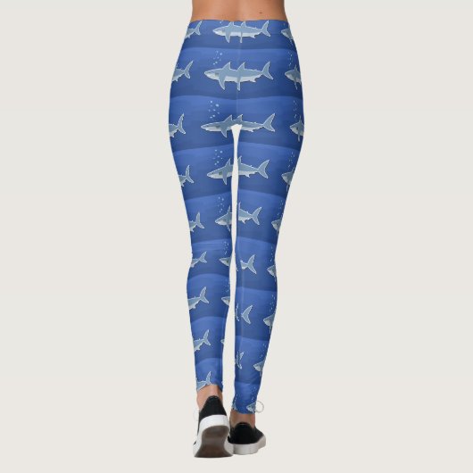 Leggings haaien (Achterkant)