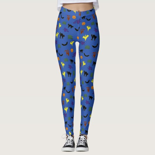 Leggings Halloween Design Pattern (Voorkant)