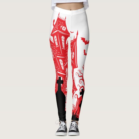 Leggings : HALLOWEEN House #4 (Voorkant)