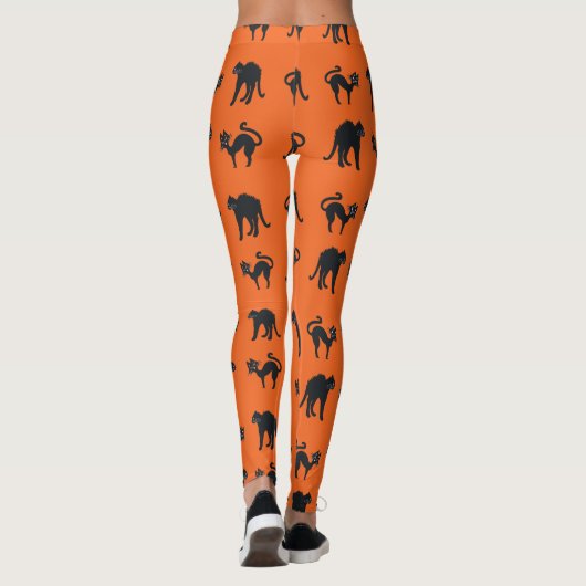 Leggings Halloween Katten (Achterkant)