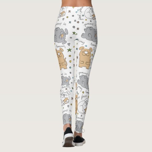 Leggings Happy Doggies (Achterkant)