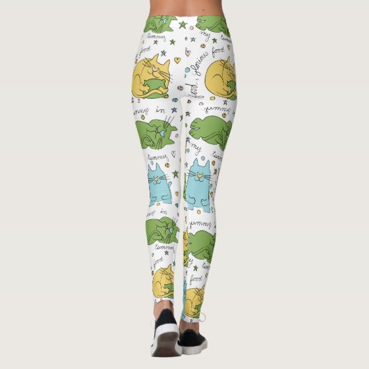 Leggings Happy Katten (Achterkant)