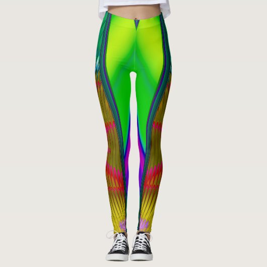 Leggings ~ helder veelkleurig ~ Origineel (Voorkant)