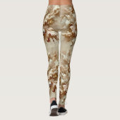 Leggings ~ HERFST Bruin Beige ~  (Achterkant)