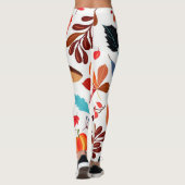 Leggings herfstpatroon (Achterkant)