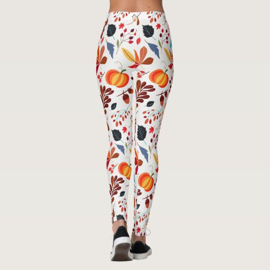 Leggings herfstpatroon (Achterkant)