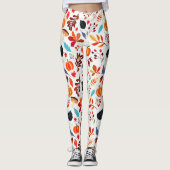 Leggings herfstpatroon (Voorkant)