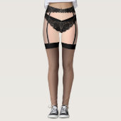 Leggings Hoesje Sissy Lace Lingerie Chastity (Voorkant)