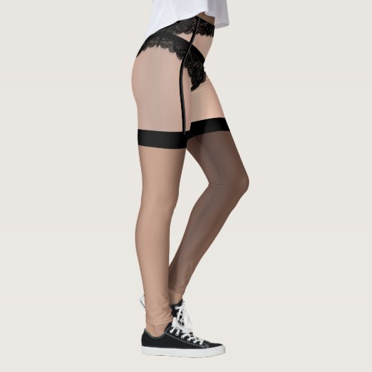 Leggings Hoesje Sissy Lace Lingerie Chastity (Rechts)