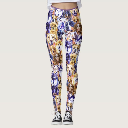 Leggings honden, honden en honden (Voorkant)