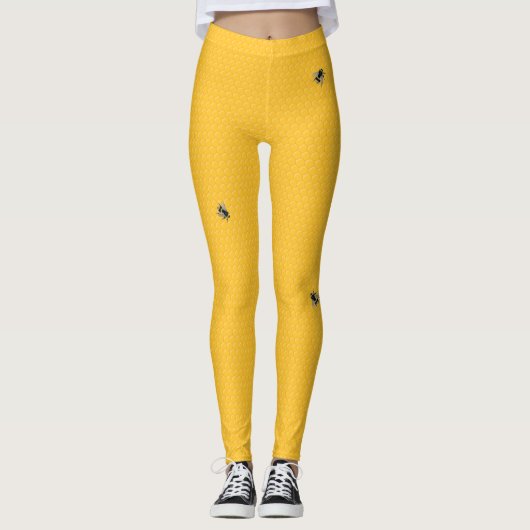 Leggings - Honingraat Bij2 (Voorkant)