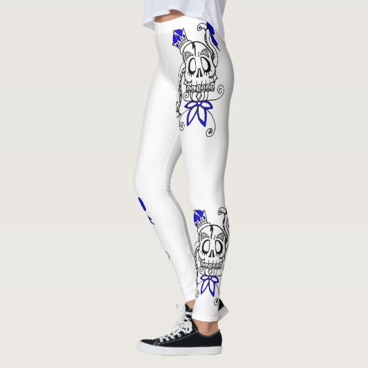 Leggings houden van paars design. (Links)