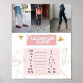 Leggings hulplijngrootte Zyia actief draag Rep Poster (Voorkant)