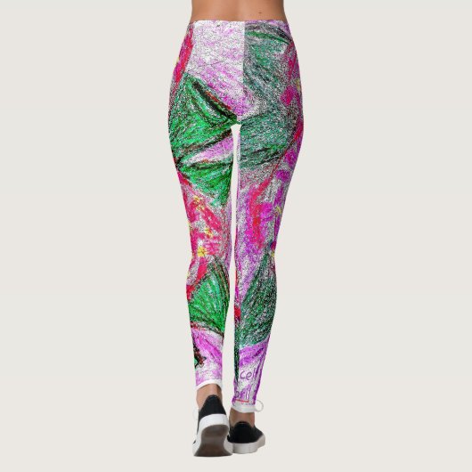 Leggings Hydrangea (Achterkant)