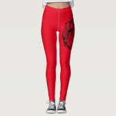 Leggings "I Love My VNVLV MC Man" met Artwork (Voorkant)
