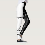 Leggings in Barbed Black en White (Rechts)