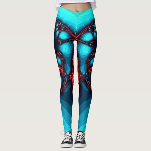 Leggings in brandketens (Voorkant)