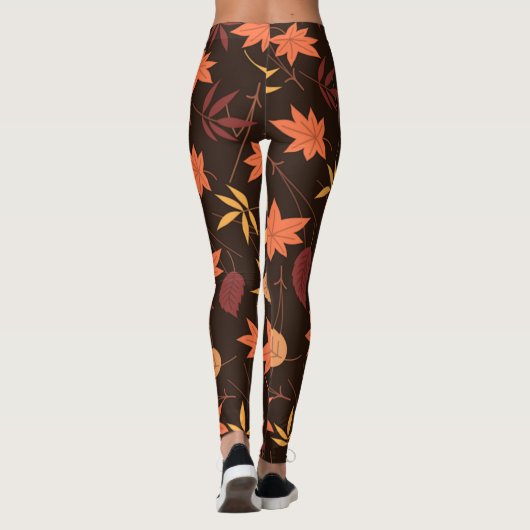 Leggings in de herfst (Achterkant)