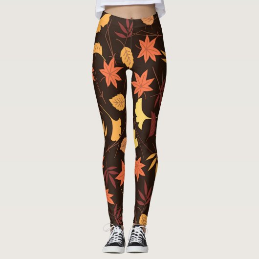 Leggings in de herfst (Voorkant)