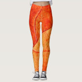 Leggings in de herfst Leaf (Voorkant)