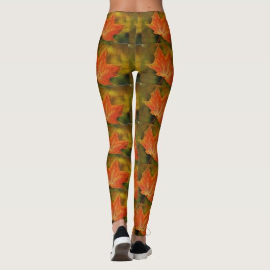 Leggings in de herfst Leaf (Achterkant)