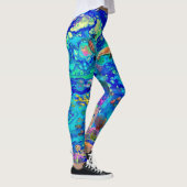 Leggings in de oceaan, schildpadden, leggings, leg (Rechts)