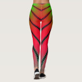 Leggings in de ruimtewatermeloenstijl (Achterkant)