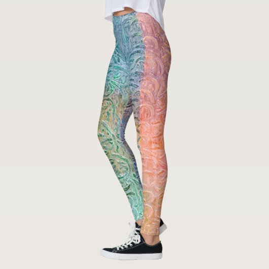 Leggings in de schaduw van bomen (Links)