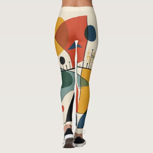 leggings in de stijl van Picasso (Achterkant)