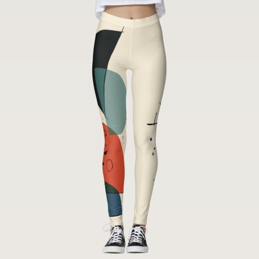 leggings in de stijl van Picasso (Voorkant)