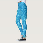 Leggings in de waterpool Ocean Aqua Blue (Links)