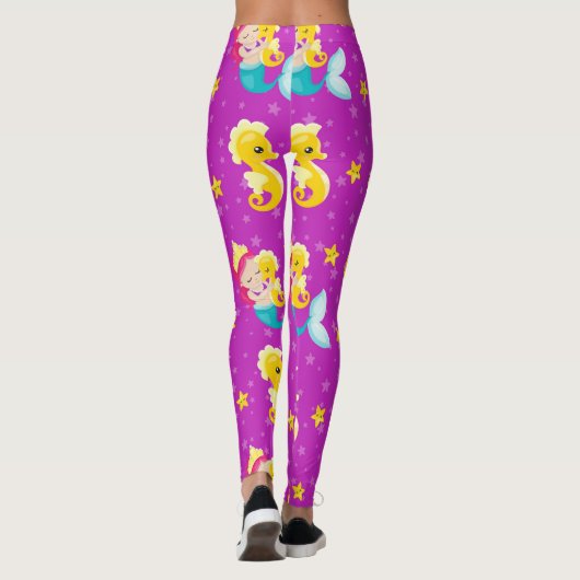 Leggings in de Zeemeermin (Achterkant)