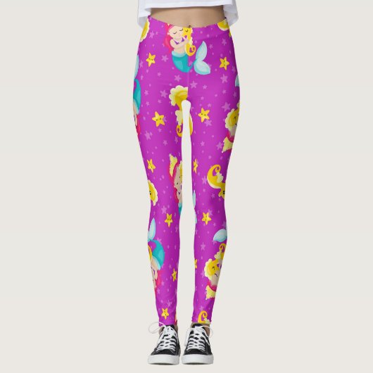 Leggings in de Zeemeermin (Voorkant)