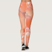Leggings in een perzik- en crèmeontwerp (Achterkant)