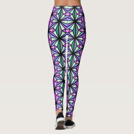 leggings in glas-in-loodramen (Achterkant)