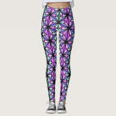 leggings in glas-in-loodramen (Voorkant)