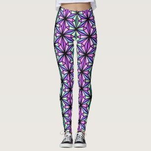 leggings in glas-in-loodramen