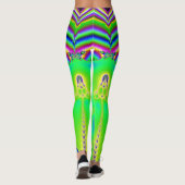 Leggings in grappige regenboogstijl (Achterkant)